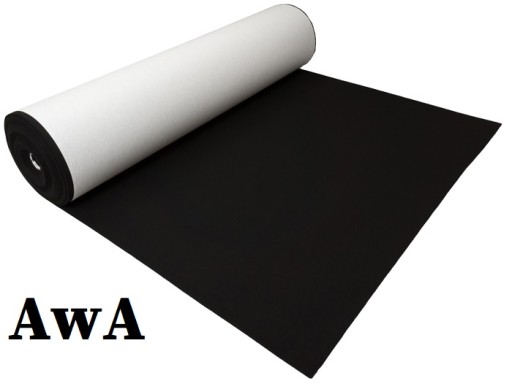 ČIERNA samolepiaca plsť 3mm na nábytok ŠANCA!