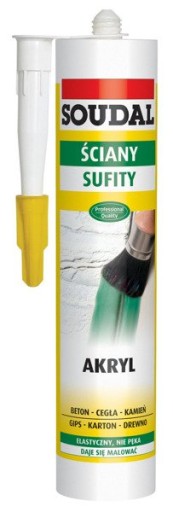 Šedý akrylový tmel 310 ml
