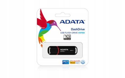ADATA UV150 32 GB PENDRIVE USB 3.0 +90 MB/s ČIERNA