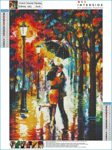 Ručná výšivka Mosaic diamond puzzle