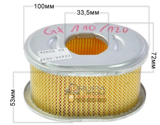 VZDUCHOVÝ FILTER pre HONDA GX110 GX120 KOMPLET