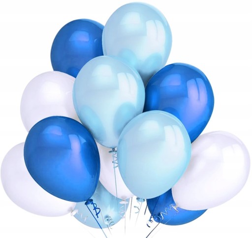 MODRÁ papierové slamky s bielymi STRIPES slamky na pitie narodeninová oslava 10 ks