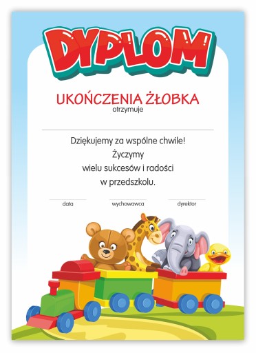 DIPLOM o ukončení materskej školy A4 D15
