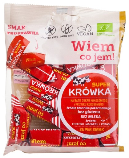JAHODOVÝ FUDGE, BEZ MLIEKA, BEZLEPKU, BIO 150 g - ME GUSTO (SUPER KRÓW