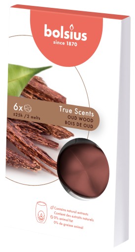 Vosk s vôňou agarového dreva True Scents Bolsius