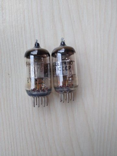 6X2P-EW = EAA91 NOVÉ LAMPY sada=2