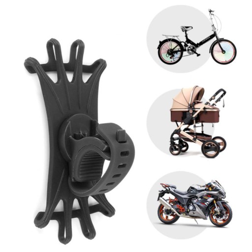SILNÝ DRŽIAK NA BICYKEL NA TELEFÓN, RIADKA BICYKLA, SILIKÓNOVÝ, NASTAVITEĽNÝ