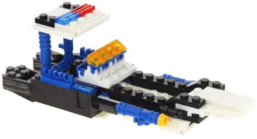 Stavebné bloky City 2v1 robot policajného auta