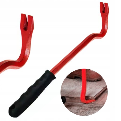 DEDRA Páčidlo s gumenou rukoväťou 300mm 380g 13L130