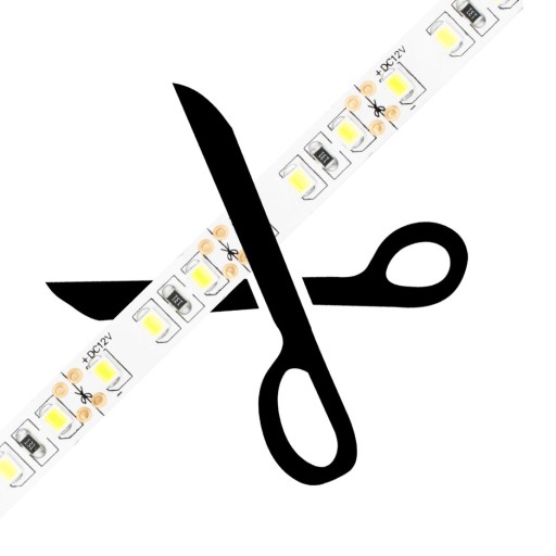 LED pás 9,6W/m NEUTRAL 4000K 600lm/m 12V DC IP20 1m