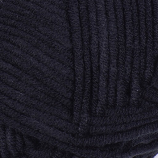YarnArt Jeans ČIERNA 53 priadza ČIERNA 50g/160m BAVLNA AKRYL NA HÁČKOVANIE
