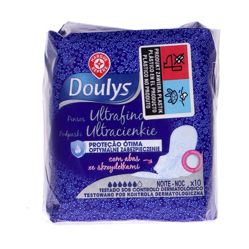 Super tenké nočné vložky s krídelkami, 10 ks.