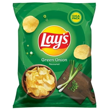 Lay's zelené cibuľové lupienky 250g