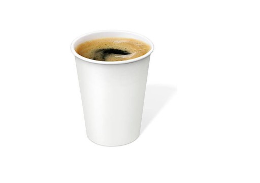 BIELY PAPIEROVÉ HRNČEKY NA KÁVOVÉ NÁPOJE 250ML 100ks (na ďalší predaj)