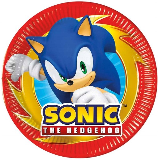 Sonic Plastic Free Paper Plates 20 cm 8 ks.