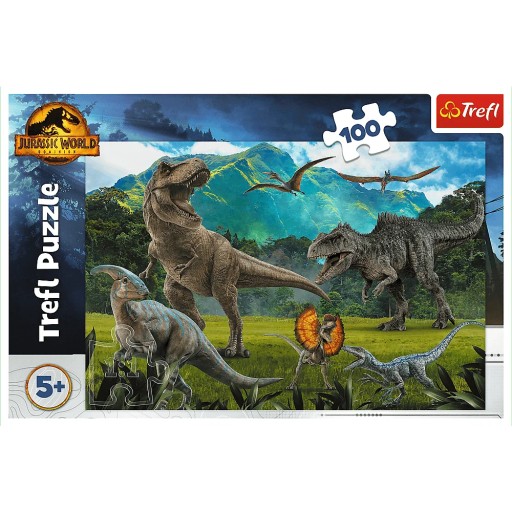 Puzzle 100 dielikov Trefl box Jurský park