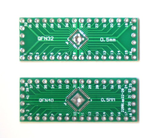 Adaptér PCB QFN32/QFN40 0,5mm 1 ks.