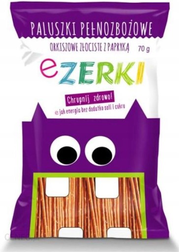 EZERKI zlaté špaldové tyčinky s paprikou