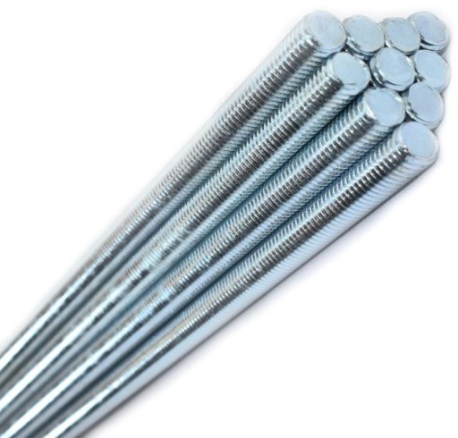Závitová tyč metrická DIN975 trieda 4.8, pozinkovaná M4x1000mm - sada 3 ks.
