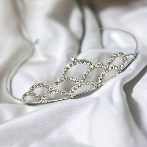 CROWN DIADEM BAND DIAMONDS PRINCESS