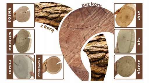 PLÁSOK KONSKÉHO DREVA, ELIPTICKÝ, ŠIKMÝ, 25-30 CM, DEKORATÍVNY PODNÁK, DREVO