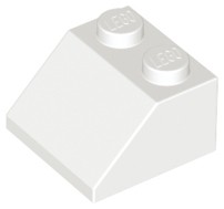 LEGO 3039 SKOS 2x2 biela NOVINKA (15g) 12 ks.