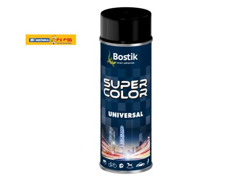 Univerzálny lak Black Gloss 9005 400ml BOSTIK