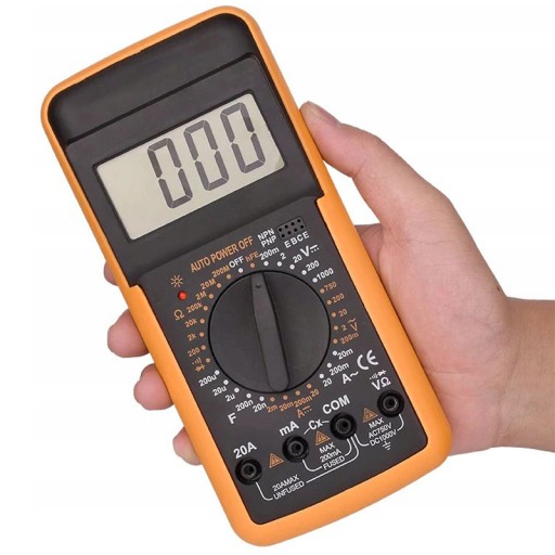 PROFESIONÁLNY MERAČ PRÚDU, LCD MULTIMETER