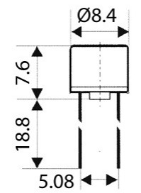 Rýchla pohárová poistka 0,8A/250V /4238
