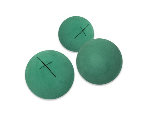 MOKRÉ FLORISTICKÉ HUBKY GUĽA ŽIVÉ KVETY PRIEMER 120mm