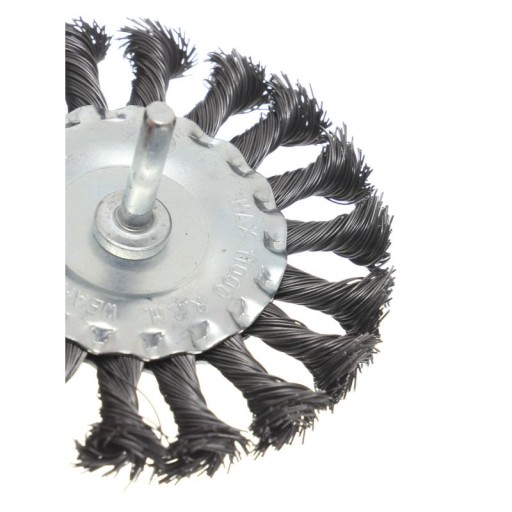 BRIDED KOTÚČOVÁ KEFA S STOPKOU M6 100 mm KD10988