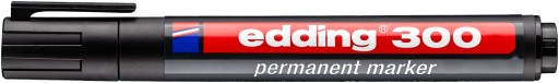 Permanentný čierny okrúhly popisovač 1,5-3 EDDING 300