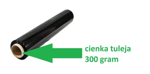 STRETCH FÓLIA čierna XL STRETCH pevná, veľa fólie