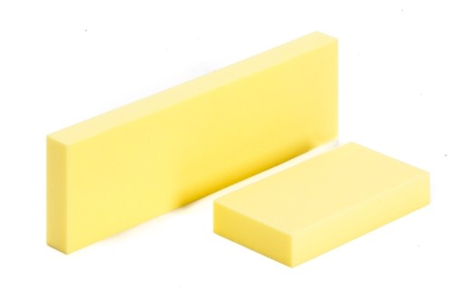 NAT brúsny blok žltý 11 cm mäkký