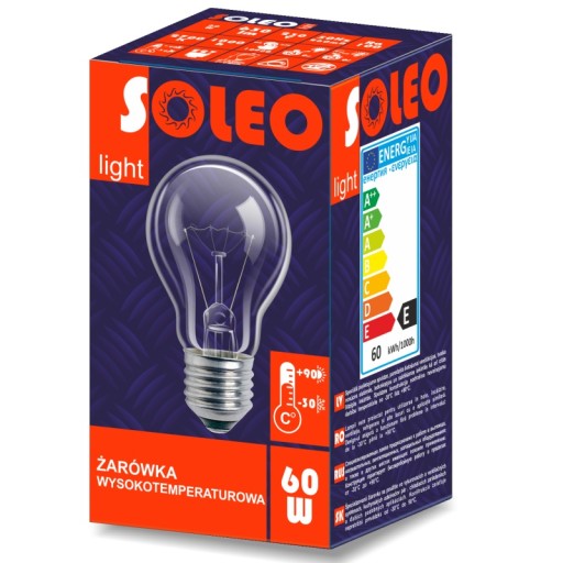 Vysokoteplotná žiarovka E27 230V 40W