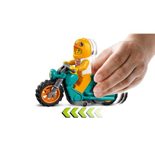LEGO City Chicken Stunt Motocykel 60310 motorové kocky