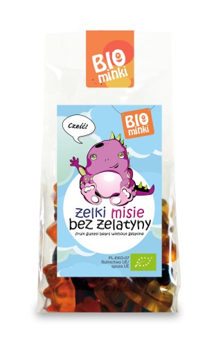 ŽELÉ (MEDVEĎ) BEZ ŽELATÍNY, BEZLEPKU, BIO 100 g