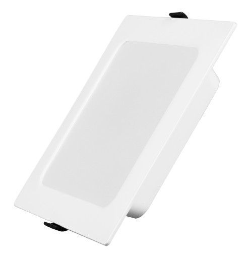 LED stropný panel, zapustený, pod omietku, štvorcový, 18 W, nebliká, CCD
