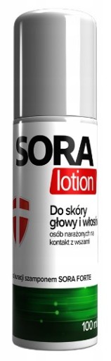 SORA Pleťová voda na vlasovú pokožku a vlasy 100 ml