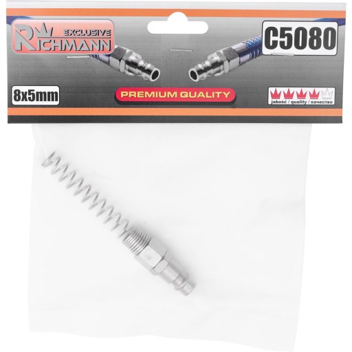 KONCOVKA PRE POLYURETÁNOVOU HADICU 8X5MM, SAMSKÁ