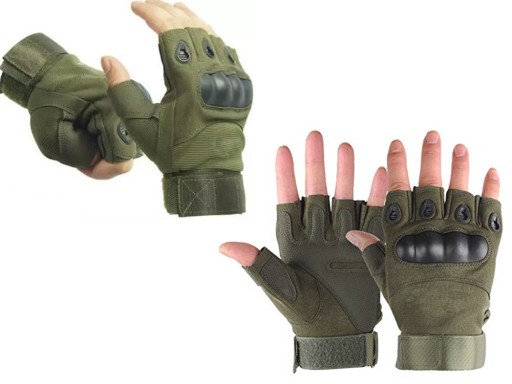 Bezprsté taktické rukavice Military Survival XL