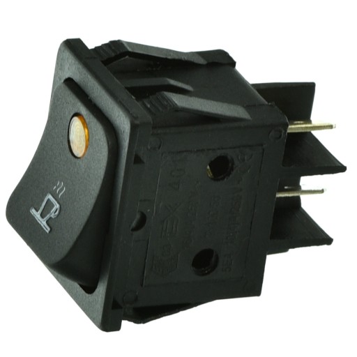 Kolískový vypínač 30x22mm 250V 2NO RANCILIO