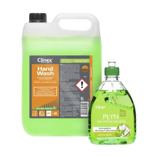CLINEX HANDWASH 0,5L účinný prostriedok na umývanie riadu