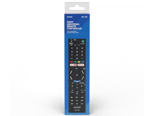 Univerzálny diaľkový ovládač pre SMART NETFLIX YOUTUBE TV SONY SAVIO RC-08