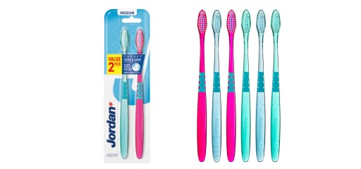 JORDAN TARGET TEETH&GUMS zubná kefka, jemná, SOFT, 2 ks.