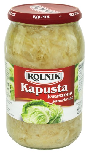 Farmárska kyslá kapusta Pasterizovaný výrobok 900