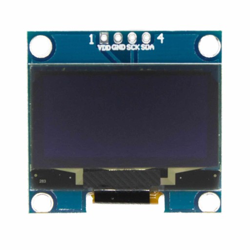 OLED displej 1.3 Arduino I2C SH1106 biely