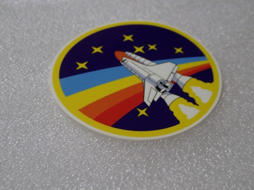 NÁLEPKA S LOGOM NASA 7 x 6,5 cm