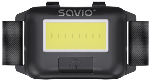 Batériová LED čelovka na elastickom remienku SAVIO FL-01