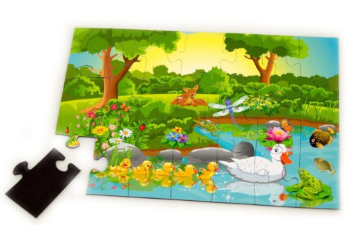 Magnetické puzzle bloky magnet SPOTT 21 EL